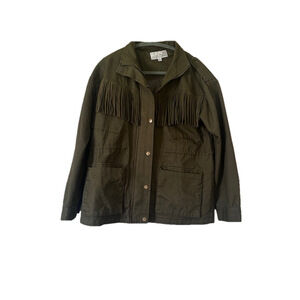 Women's J.O.A. Los Angeles Jacket Sz. Small, Olive Green, Western, Festival